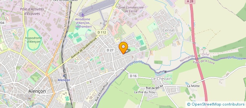 localisation de l'entreprise 840 771 174 à ALENCON