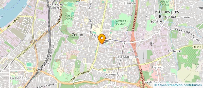 localisation de l'entreprise 840 796 551   CENON