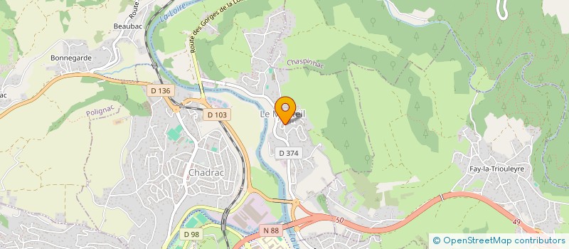 localisation de l'entreprise 840 811 442   LE MONTEIL