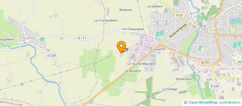 localisation de l'entreprise 840 834 824   CRAON