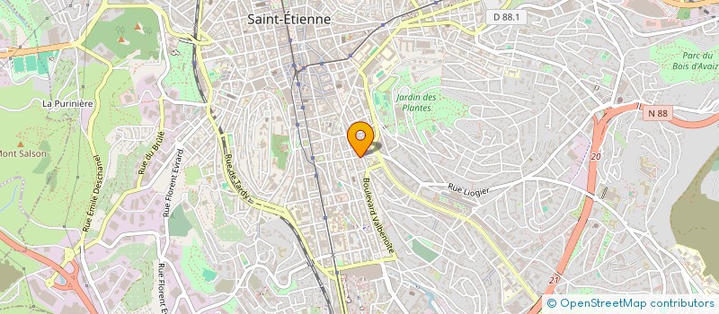 localisation de l'entreprise 840 846 240   SAINT-ETIENNE