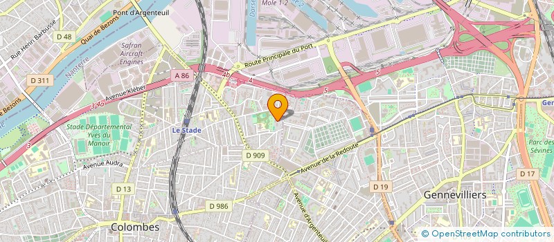 localisation de l'entreprise 840 849 889 à COLOMBES