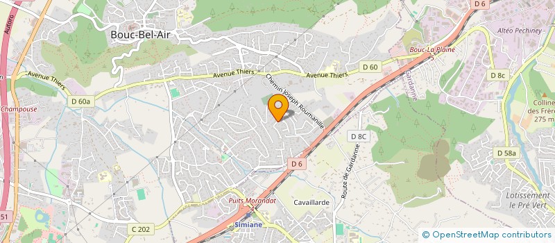 localisation de l'entreprise 840 856 413 à BOUC-BEL-AIR