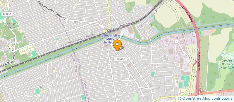 localisation de l'entreprise 840 895 577 à LE BLANC-MESNIL