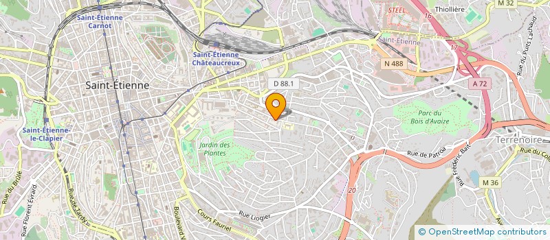 localisation de l'entreprise 840 913 966   SAINT-ETIENNE