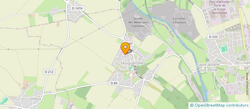 localisation de l'entreprise 840 922 876   FEUGUEROLLES-BULLY