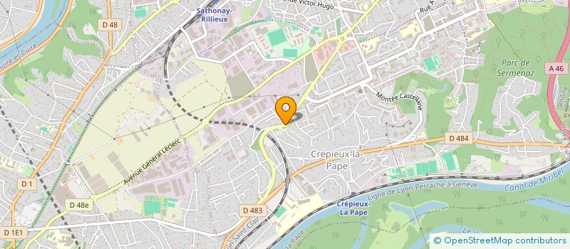 localisation de l'entreprise 840 995 799   RILLIEUX-LA-PAPE