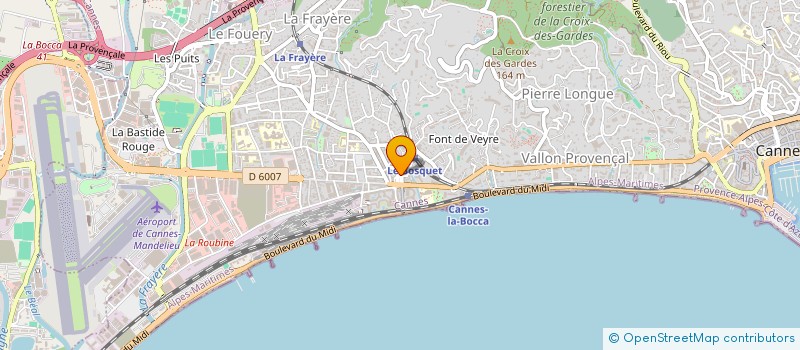 localisation de l'entreprise 841 012 677   CANNES