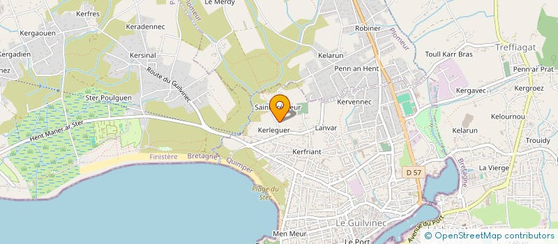 localisation de l'entreprise 841 055 072 à PLUGUFFAN