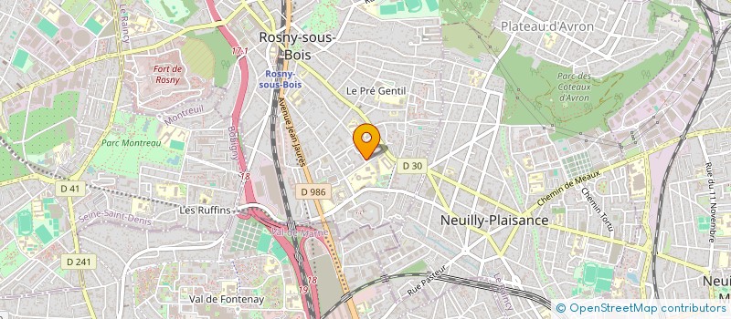 localisation de l'entreprise 841 075 484  à ROSNY-SOUS-BOIS
