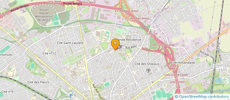 localisation de l'entreprise 841 080 666   LENS