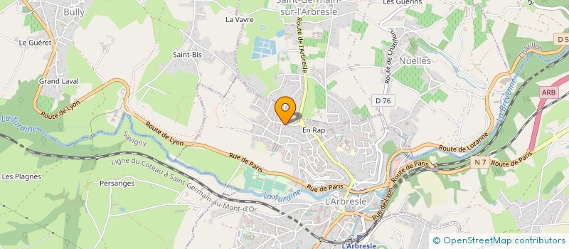 localisation de l'entreprise 841 105 570   L'ARBRESLE