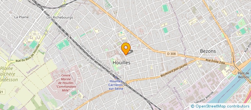 localisation de l'entreprise 841 134 554   HOUILLES