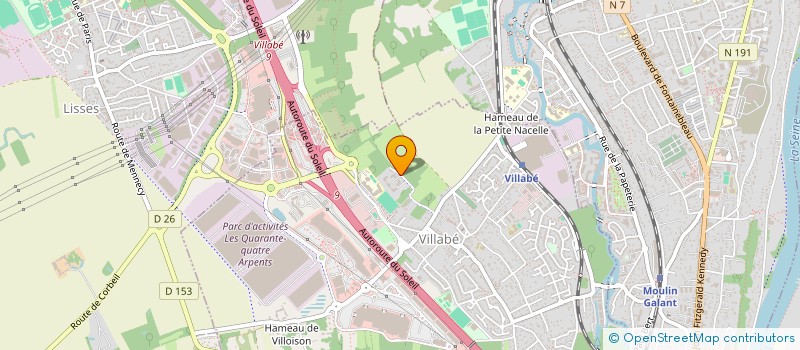 localisation de l'entreprise 841 135 569   VILLABE