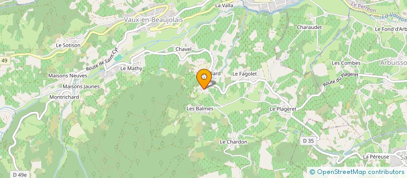 localisation de l'entreprise 841 159 759   VAUX-EN-BEAUJOLAIS