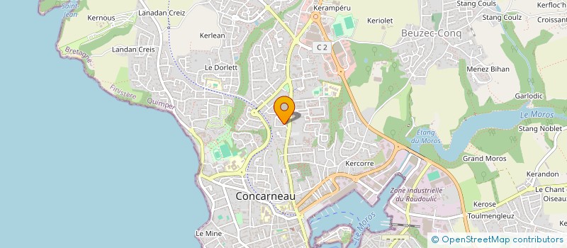 localisation de l'entreprise 841 170 509   CONCARNEAU