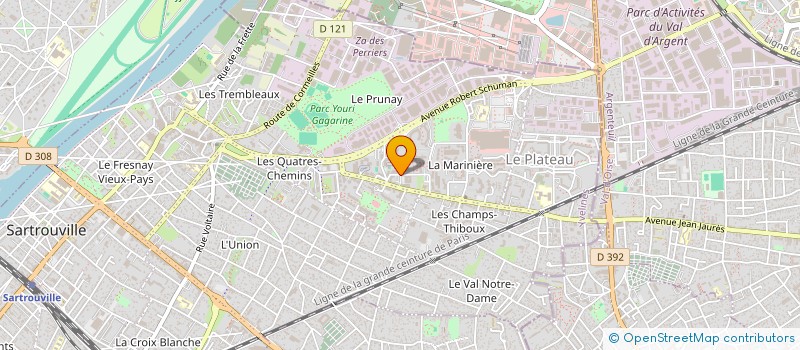 localisation de l'entreprise 841 221 328   SARTROUVILLE