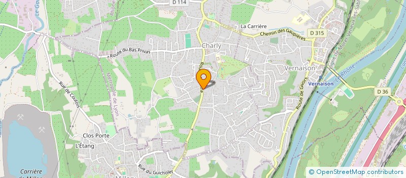 localisation de l'entreprise 841 263 841   CHARLY