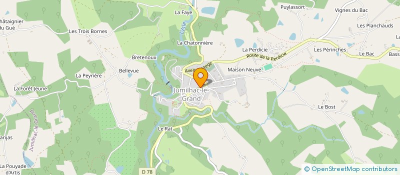 localisation de l'entreprise 841 291 537   JUMILHAC-LE-GRAND