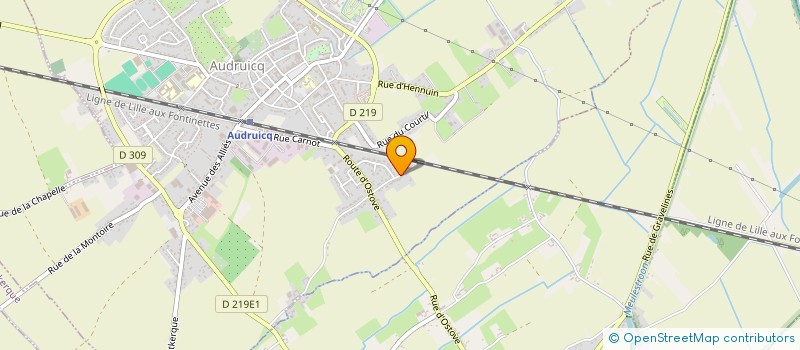 localisation de l'entreprise 841 301 260   AUDRUICQ