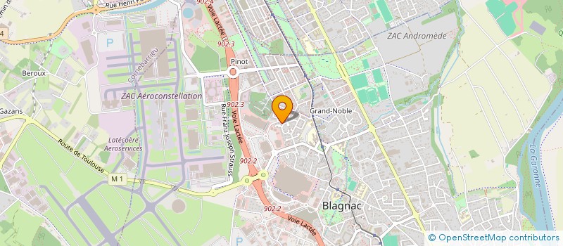 localisation de l'entreprise 841 332 034 à BLAGNAC