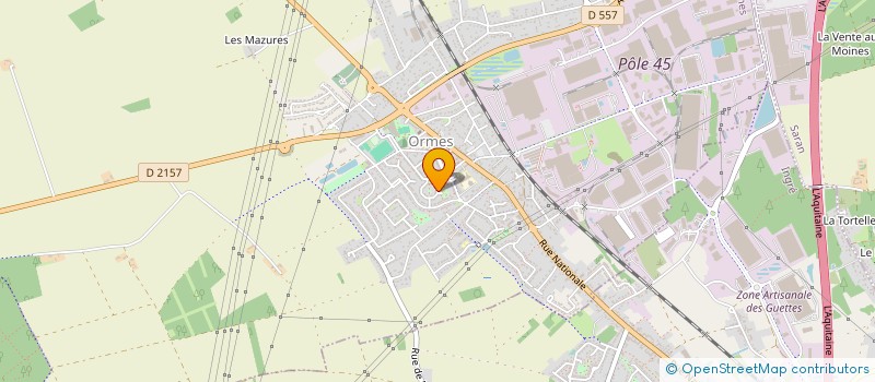 localisation de l'entreprise 841 336 571 à ORMES