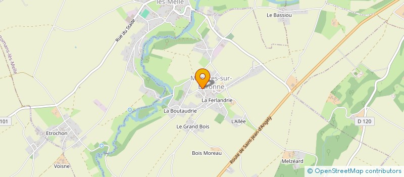 localisation de l'entreprise 841 336 704   MELLE