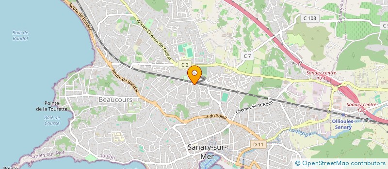 localisation de l'entreprise 841 385 420  à SAINT-CYR-SUR-MER