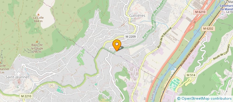 localisation de l'entreprise 841 395 072   GATTIERES