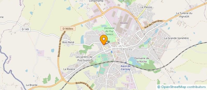 localisation de l'entreprise 841 414 345   CERIZAY