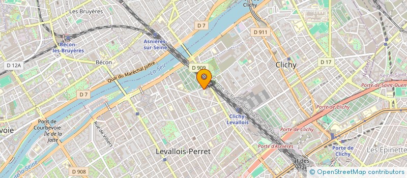 localisation de l'entreprise 841 421 886  à CLICHY