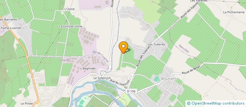 localisation de l'entreprise 841 427 412 à BOUTIERS-SAINT-TROJAN