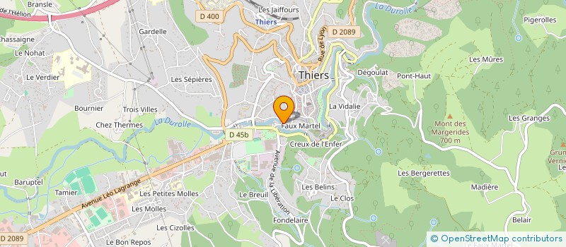 localisation de l'entreprise 841 432 115   THIERS