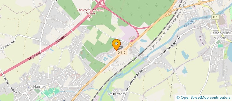 localisation de l'entreprise 841 543 416   NAINTRE