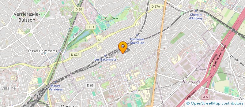 localisation de l'entreprise 841 544 240 à ANTONY