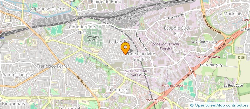 localisation de l'entreprise 841 556 582 à RENNES