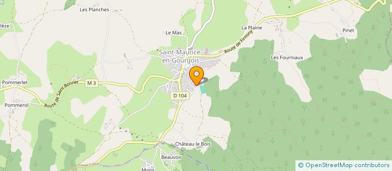 localisation de l'entreprise 841 571 649   SAINT-MAURICE-EN-GOURGOIS