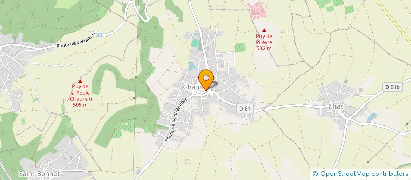 localisation de l'entreprise 841 578 909   CHAURIAT