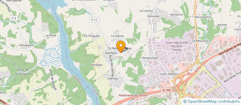 localisation de l'entreprise 841 598 667   CAUDAN