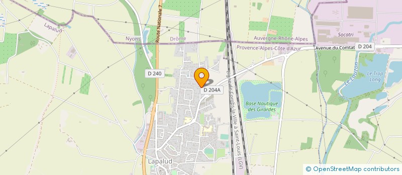 localisation de l'entreprise 841 601 669   LAPALUD