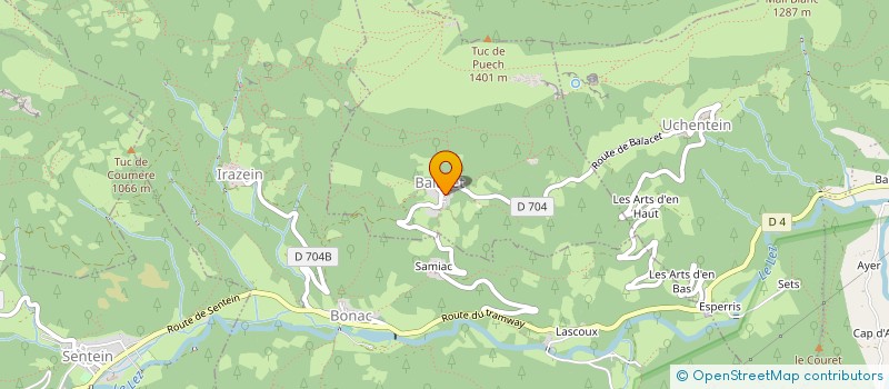 localisation de l'entreprise 841 608 177 à BALACET
