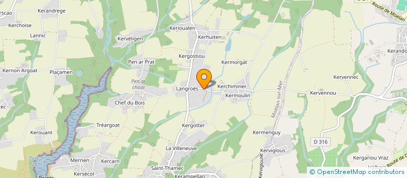 localisation de l'entreprise 841 638 414   MOELAN-SUR-MER