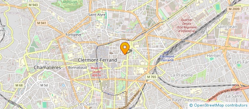 localisation de l'entreprise 841 659 105 à CLERMONT-FERRAND