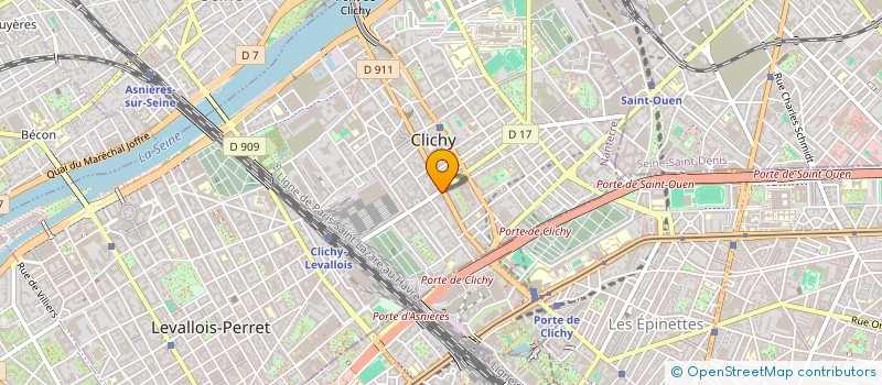 localisation de l'entreprise 841 667 306 à CLICHY