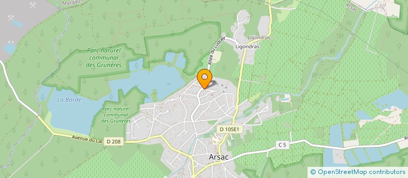 localisation de l'entreprise 841 711 245 à ARSAC