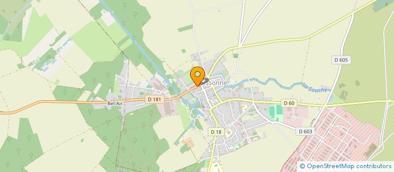 localisation de l'entreprise 841 737 224   SISSONNE