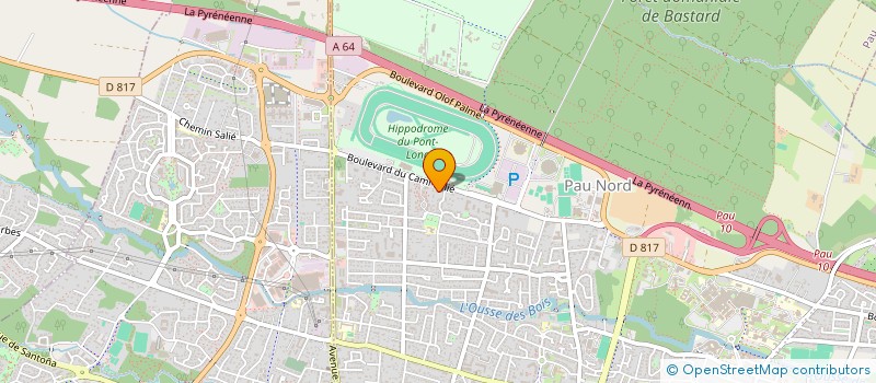 localisation de l'entreprise 841 748 874  à PAU