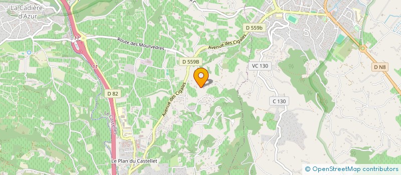localisation de l'entreprise 841 749 997 à LE CASTELLET