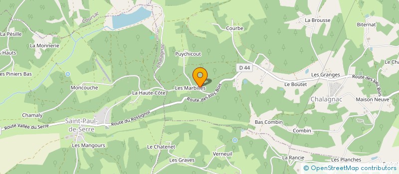 localisation de l'entreprise 841 751 662   CHALAGNAC