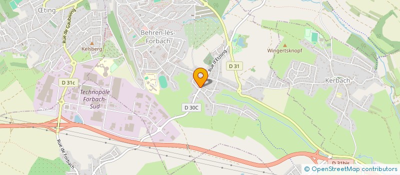 localisation de l'entreprise 841 761 406   FORBACH